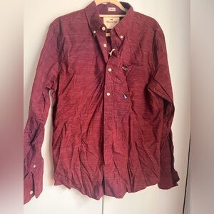 Red Hollister shirt with tags on
